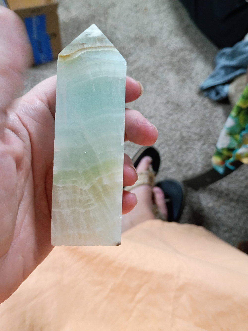 Caribbean Calcite Tower 5.5 Inches Tall